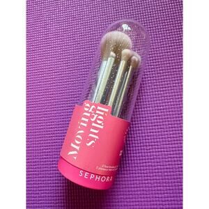 Sephora Moving Lights Face & Eye Brush Set Limited Edition NEW